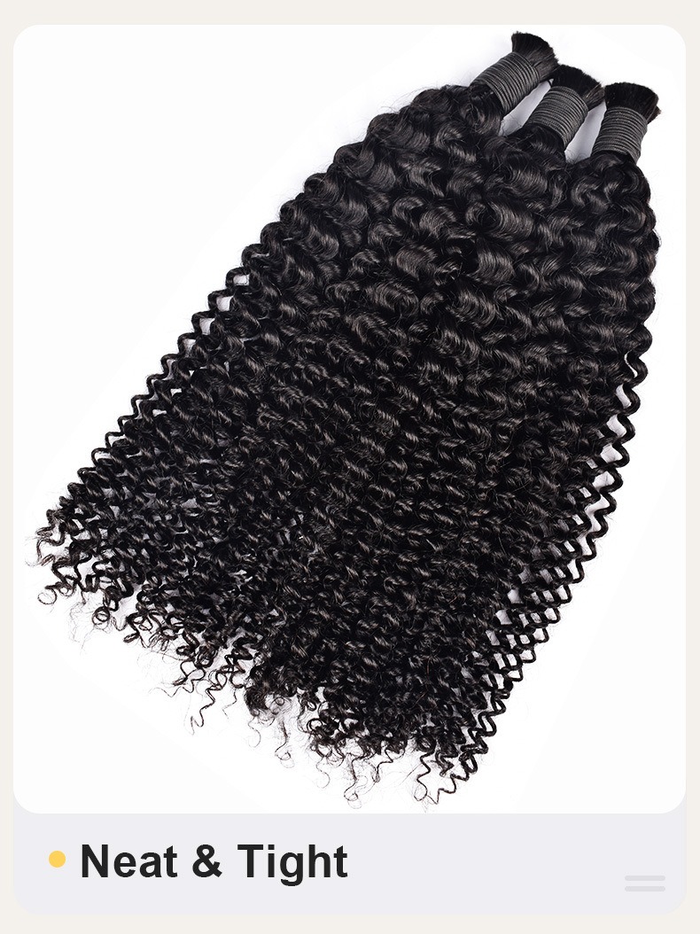 Achieve a lively, bouncy look with these human hair extensions, perfect for adding volume to bulk hair